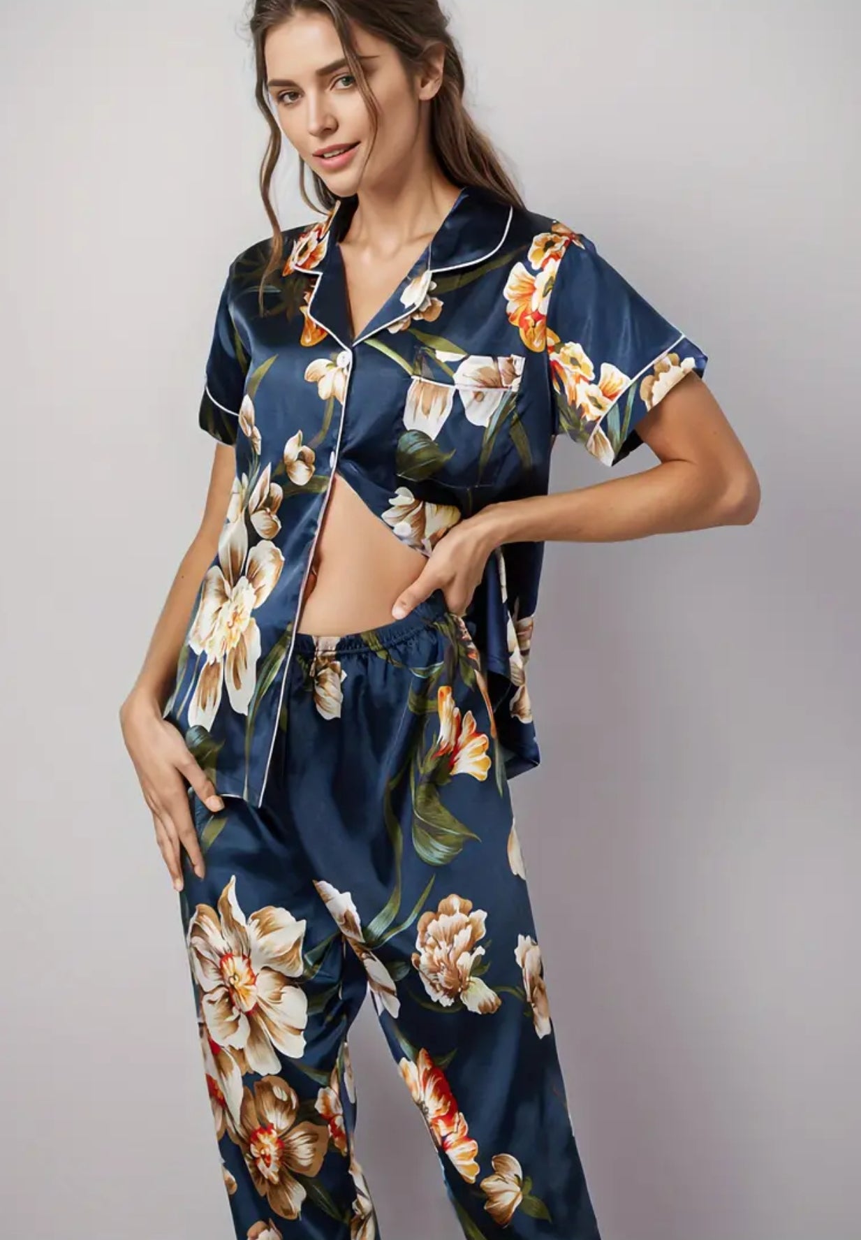 Sade Floral Print Pyjama Set